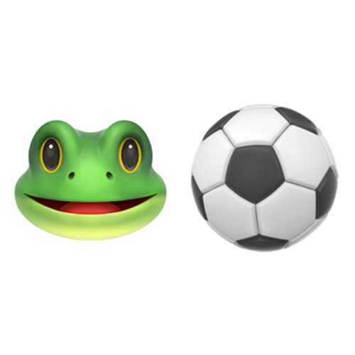 🐸⚽ Emoji Domain iOS rendering